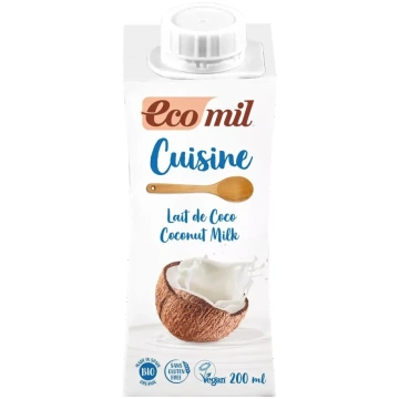 ECOMIL Coconut Milk kulinārijas krēms, 200 ml