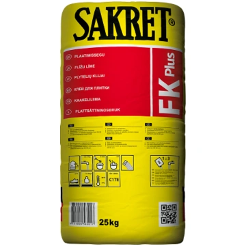 Sakret FK Pluss elastīga flīžu līme