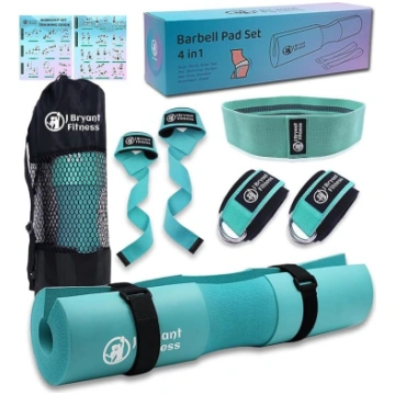 J Bryant barbell pad komplekts tupšanas un preses 