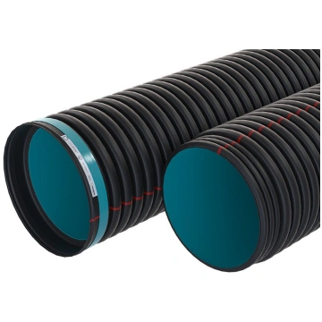 GIGAPIPE caurule, ID 300mm,6 m, melna, SN8, RF 30,