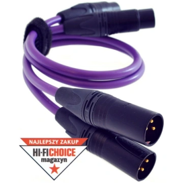 Kabel Melodika XLR x2 - XLR x2 10m fioletowy | 059
