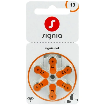 13 6 gab SIGNIA (BATERIJA APA. SERV.) PR48 (BCSIMF