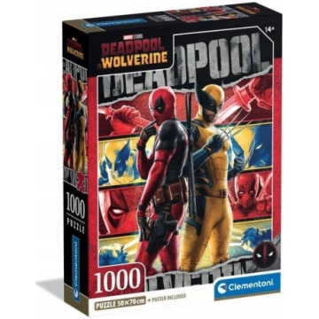 Clementoni Puzzle Compact Deadpool amp; Wolverine 