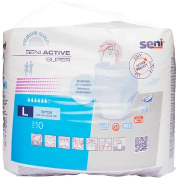 Seni Active Super biksītes, L, 10 gb