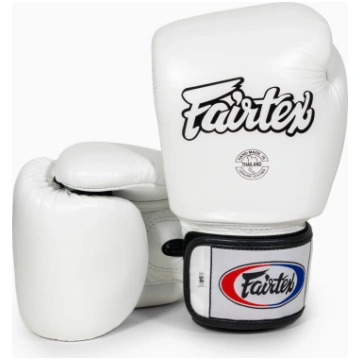 Thai boxing gloves Fairtex BGV1 White