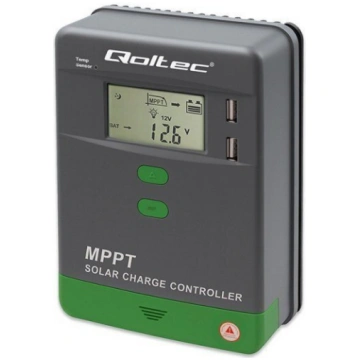 Qoltec MPPT saules enerģijas uzlādes regulators ar