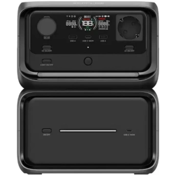 EcoFlow River 3 Max Plus 858Wh strāvas stacija (be