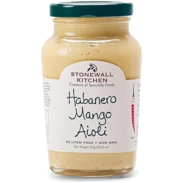 Stonewall Kitchen Habanero Mango Aioli, 291 g burc