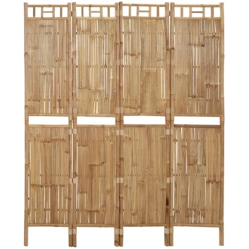 4-paneļu istabas aizslietnis, bambuss, 160x180 cm