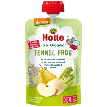HOLLE Bumbieru, ābolu un fenheļa biezenis, 100 g