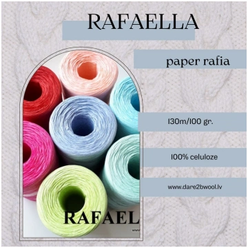 RAFAELLA 100% Paper Raffia, 100 gr - rafijas dzija