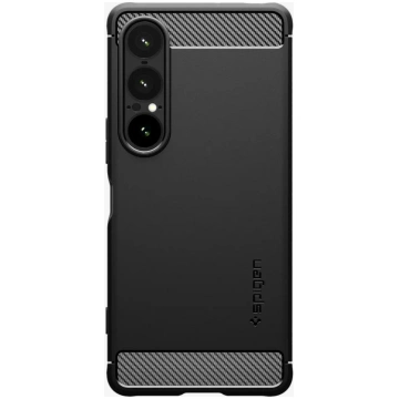 Spigen Rugged Armor matēta melna vāciņš Xperia 10 