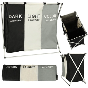 RoGer Laundry Basket Organizer 3 compartments 135 