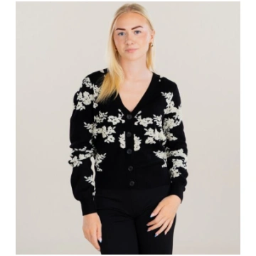 Vero Moda sieviešu kardigans 10331454*01, melns/ba