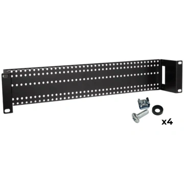 Universāls 2U montāžas panelis pametne 19" RACK sk