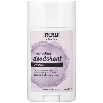 NOW Foods, Solutions, Long-Lasting Deodorant, Lave
