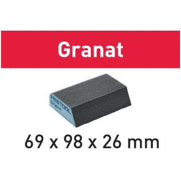 Festool slīpēšanas četrpusīgie klucīši Granat 69x9