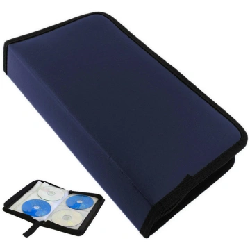 Disku futrālis 80 cd/dvd zilā krāsā | Disc case fo