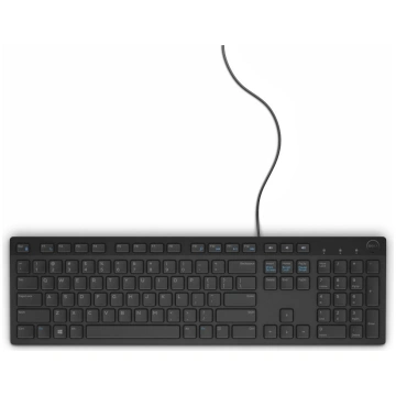 Dell KB216 Standard Wired Chiclet style RU Black N