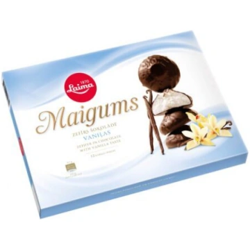 Zefīrs šokolādē LAIMA Mini Maigums, kārbā, 185g