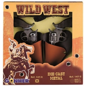 Pulio Cowboy revolver set metal GONHER 147/0 ( 841