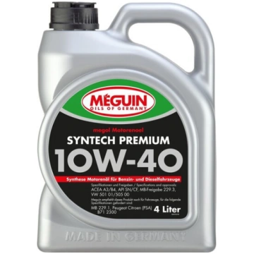 10W-40 Meguin Syntech Premium, 4L