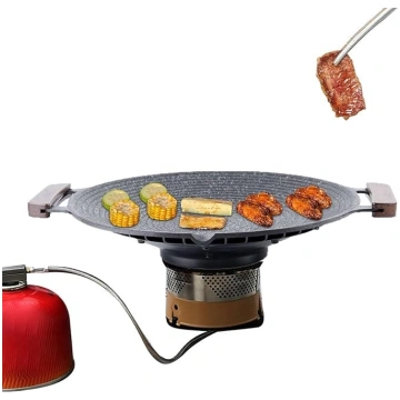 Grillpanna, kempinga pannas ar rokturiem | BBQ gri