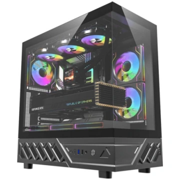 DarkFlash DS950 computer case (black) + 6 fans DS9