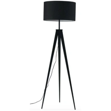 IBIS Led Floor Lamp (E27) 160 cm in Metal - Nero