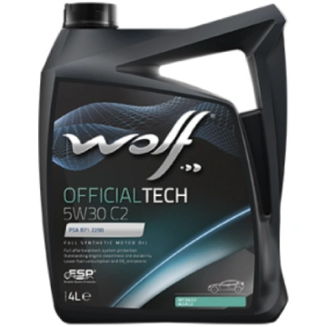 Wolf OFFICIALTECH 5W30 C2 4L SM/CF,ACEA C2,PSA B71