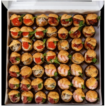 Uzkodu plate #2 (49 vēja kūkas)