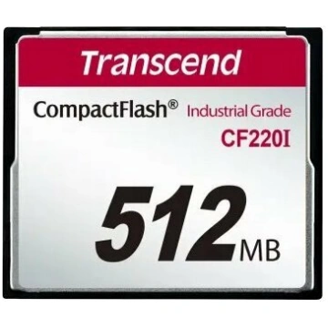 Karta Transcend CF220I Compact Flash 512 MB (TS512