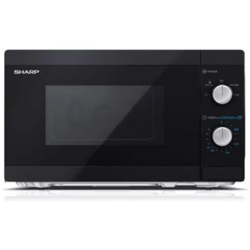 SHARP YC-MS01E-B Countertop Solo Microwave 20 L 80