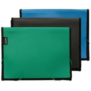 Mape ar 6 nodalījumiem A4 0.90mm ar gumiju assorti