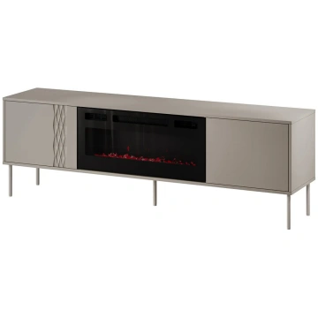 TV kumode ar kamīnu Cama Meble TRESSE 180x40x54,5 