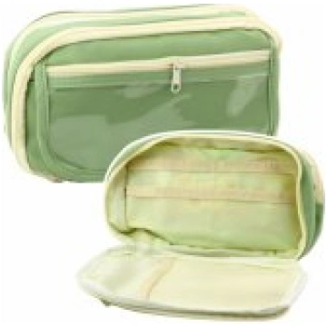 LEAN School Pencil Case Two-Compartment With Pocke