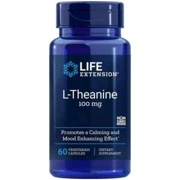 DZĪVES PAGARINĀŠANA L-teanīns 100 mg (60 kapsulas)
