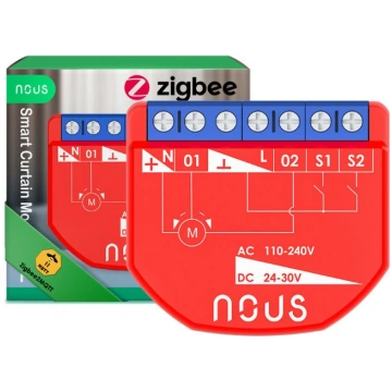 Nous B4Z viedais Tuya Zigbee mini rullo slēģu kont