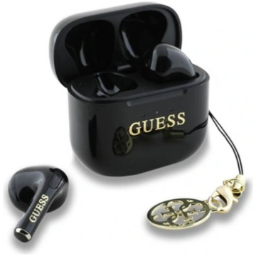 Guess Classic Logo Charm TWS Wireless Earphones Bl