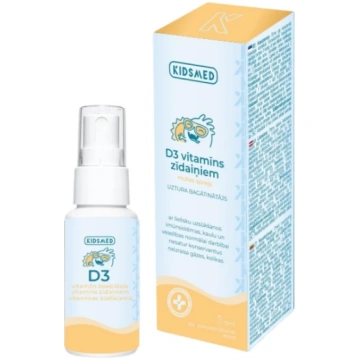 KIDSMED D3 spreja vitamīns 400 IU, 15 ml