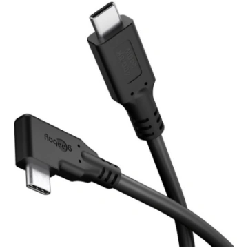 Goobay USB-C Angled Cable 90° USB 3.2 60W 3m 79423