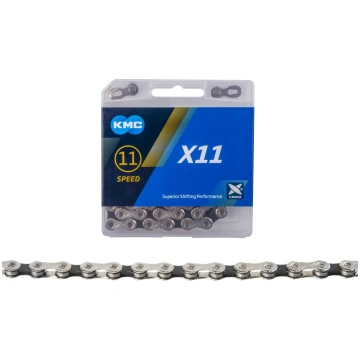 KMC X11 Chain - Silver / Black (11-Speed) KMC Chai