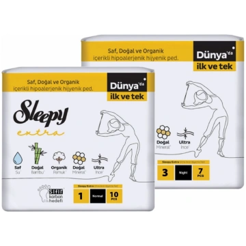 Sleepy Extra Ultra Thin higiēniskās paketes