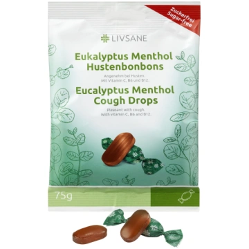 LIVSANE Eikaliptu-Mentola ledenes 75 g