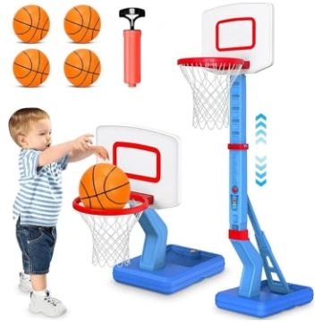 Bērnu basketbola grozs, iekštelpu un āra lietošana