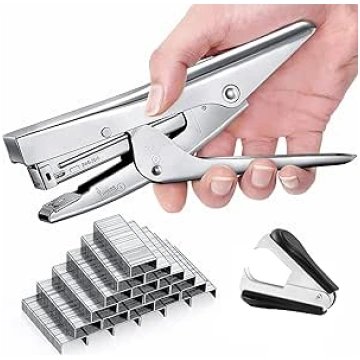 LandHope Stapler with 1000 Staples and Remover Set