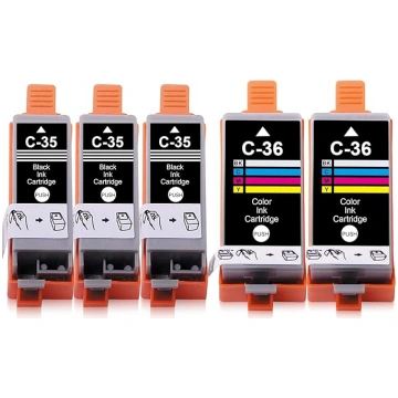 PGI-35 CLI-36 tintes kasetnes CAN PGI 35 CLI 36 PG