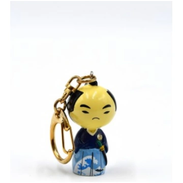Keyring kokeshi - Samurai