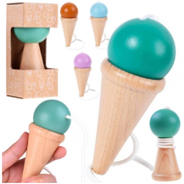 Wooden arcade game catch the ball ZA4717