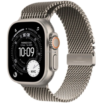 Apple Watch Ultra 3 49 mm Titanium Milanese Loop M